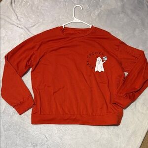 SHEIN Red 'Stay Spooky' Sweater